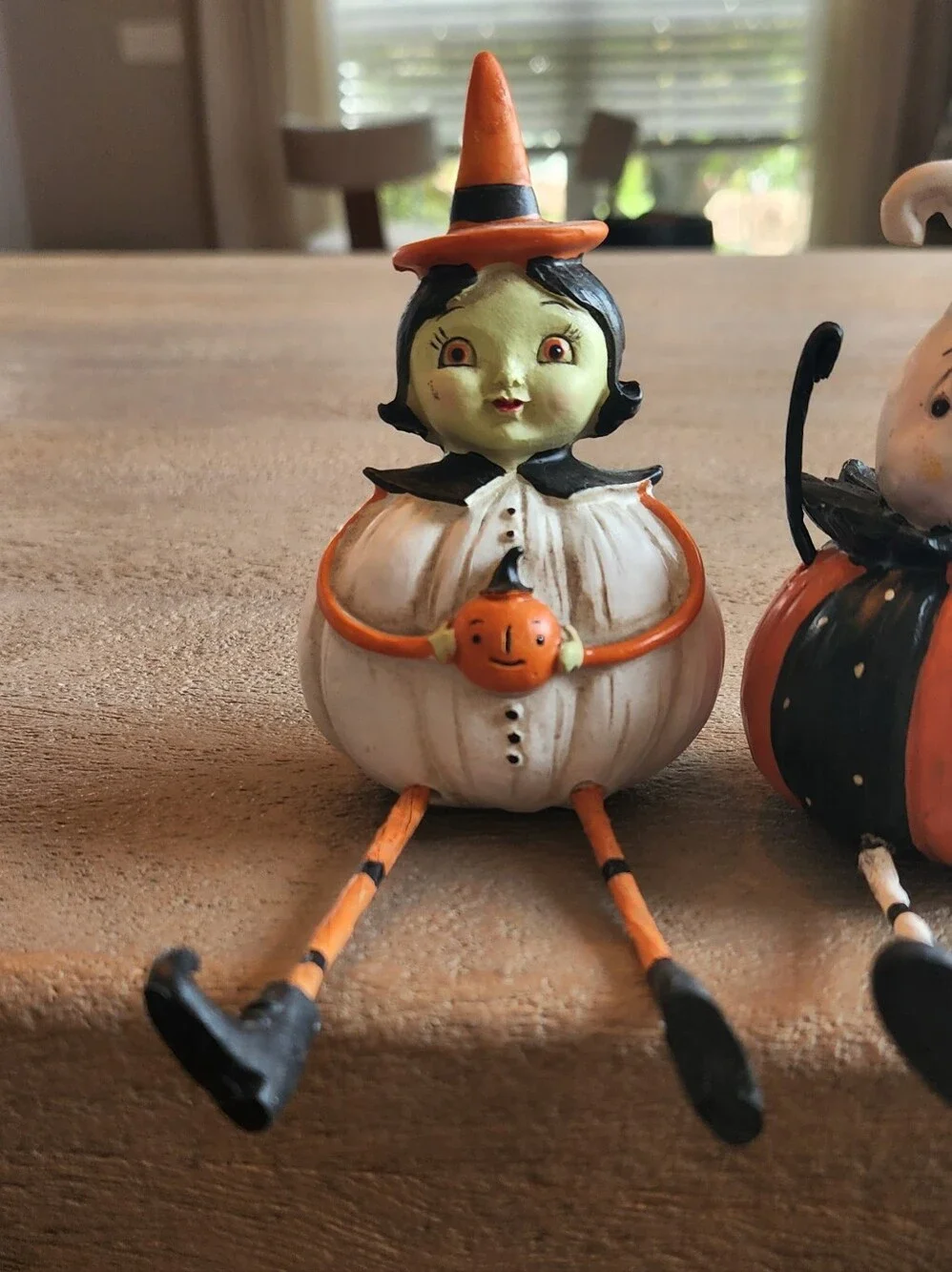 Johanna Parker Halloween Shelf Sitters Set Of 4 Cat Pumpkin Ghost Witch